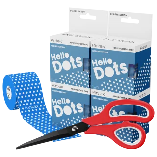 Hello Dots Blue