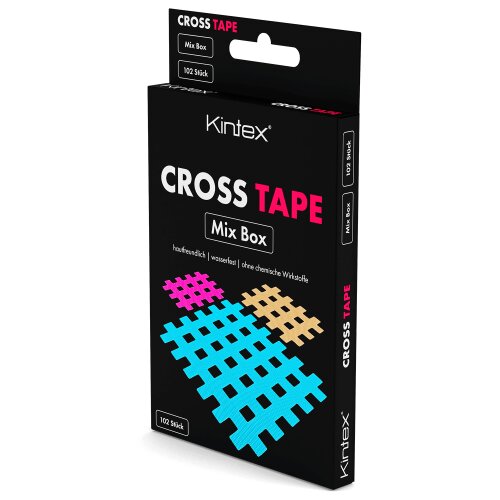 Cross Tape Mix Box with 102 patches