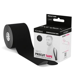 Kinesiologie Tape PreCut 20 Strips [25cm x 5cm] Black