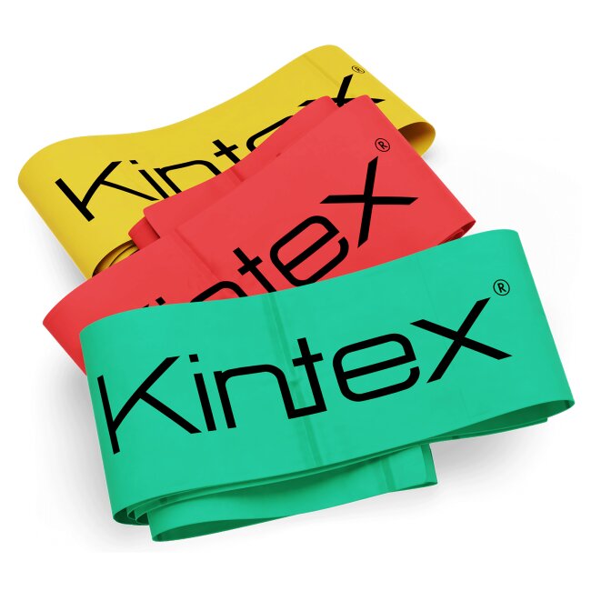 Kintex Fitnessband Set 1 (Gelb | Rot | Grün)
